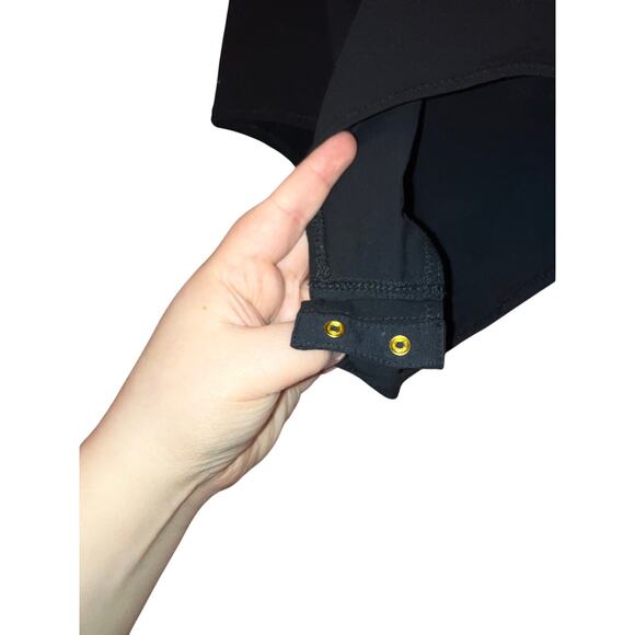 J.Crew Off Shoulder Ruffle Black Bodysuit Small - Picture 3 of 7